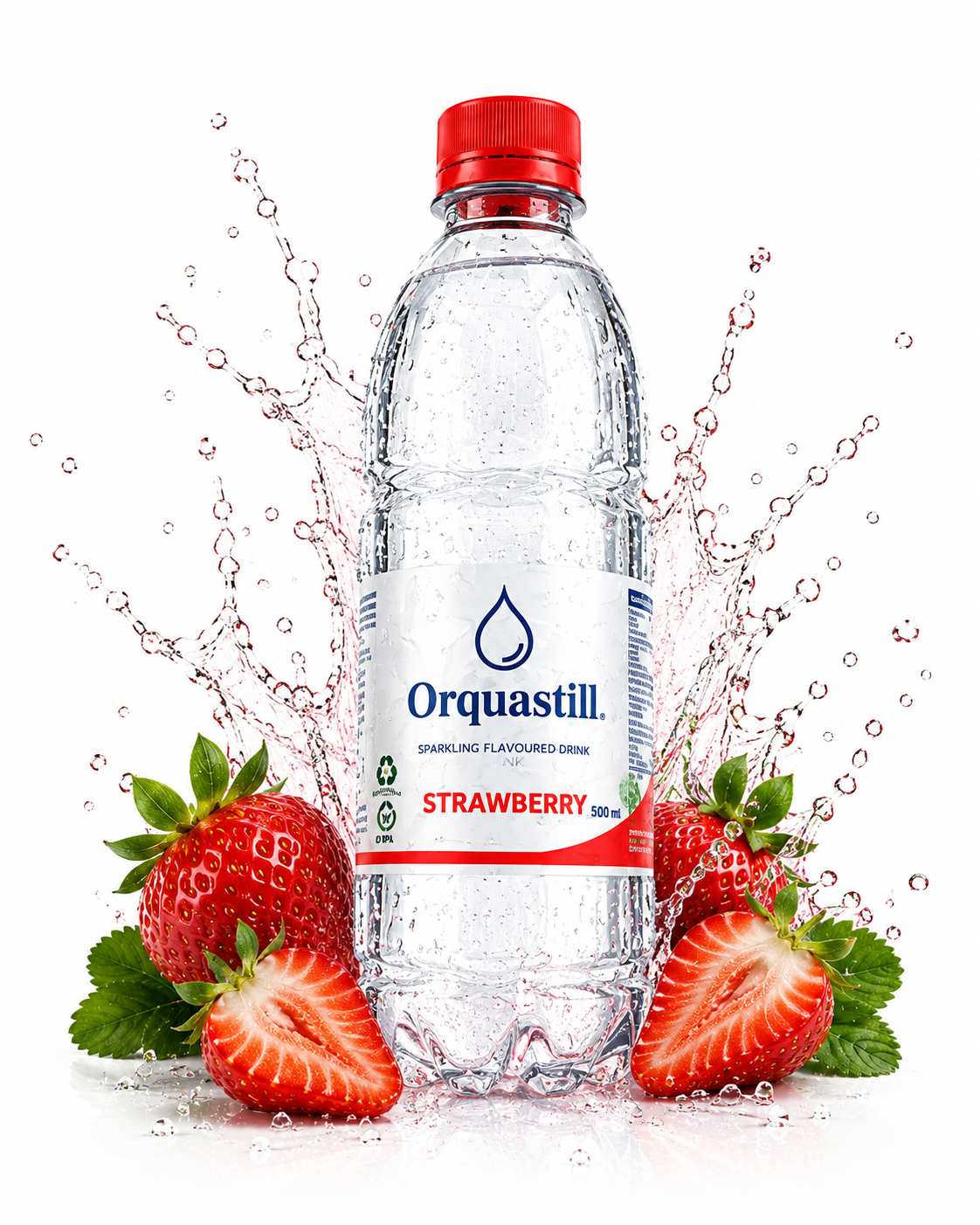 Orquastill Strawberry flavoured water bottle