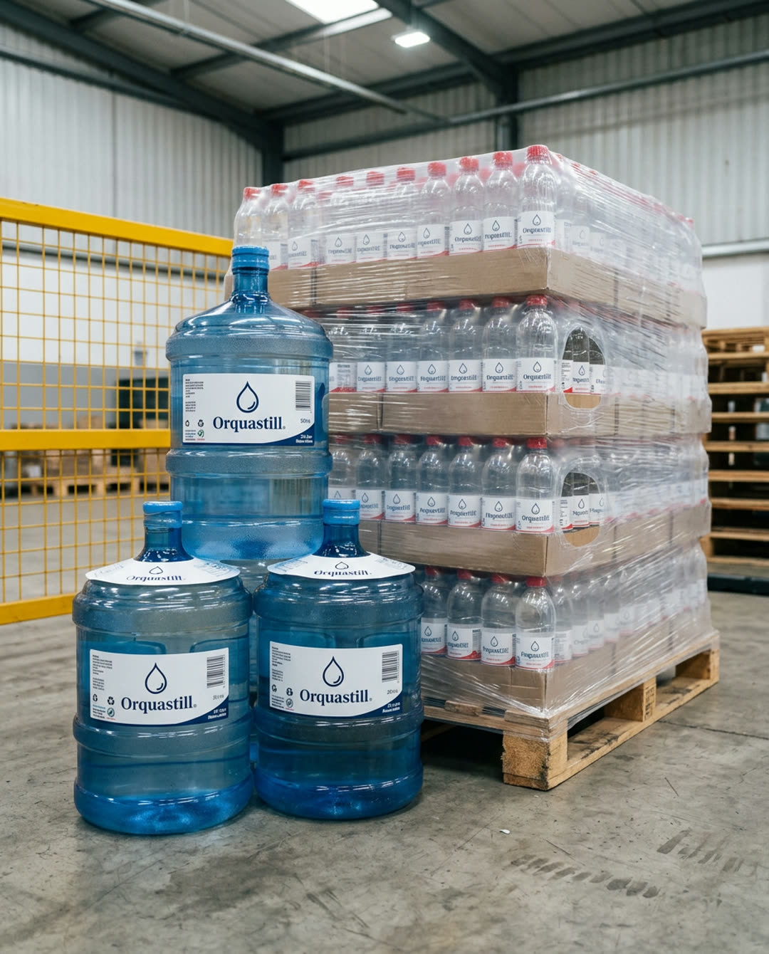Corporate Bulk Supply bottled water by Orquastill